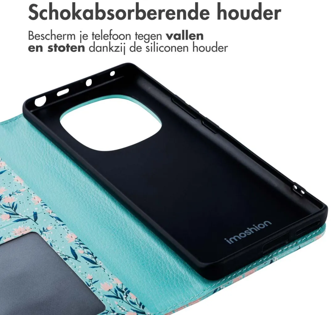Imoshion Hoesje Xiaomi Redmi Note 14 Pro - Blue Flowers - afbeelding 6 van 6