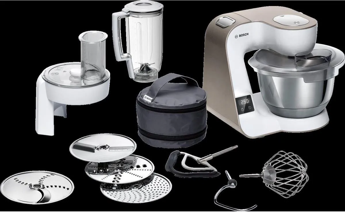 Bosch MUM5XW20 Keukenmachine 1000W - 3,9L - Champagne