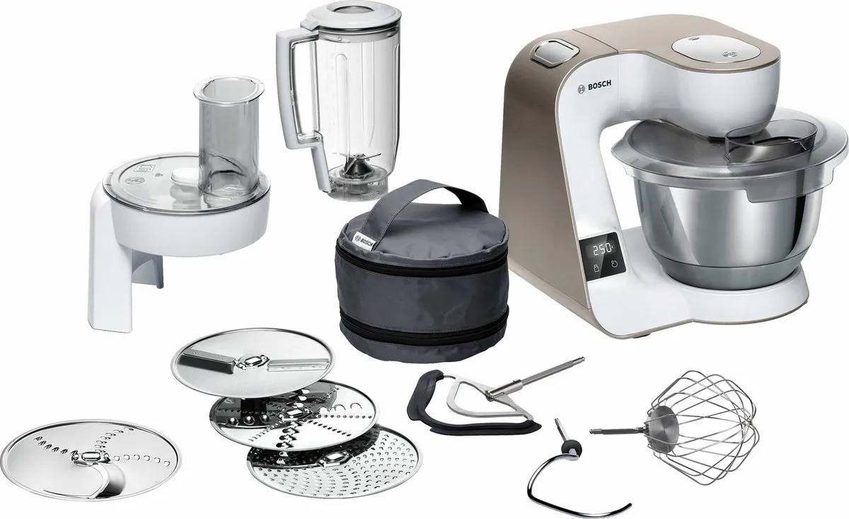 Bosch MUM5XW20 Keukenmachine 1000W - 3,9L - Champagne