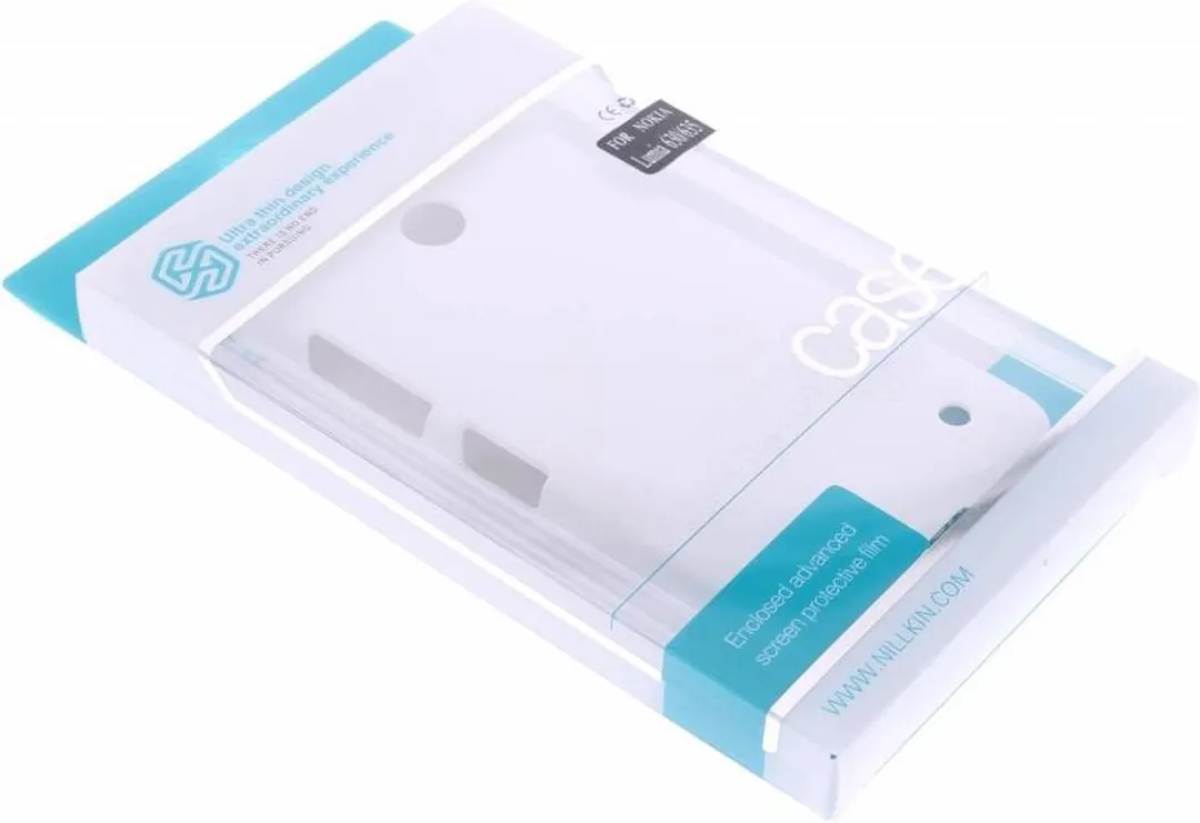 Nillkin Frosted Shield Back Case Nokia Lumia 630 - Wit - afbeelding 4 van 6
