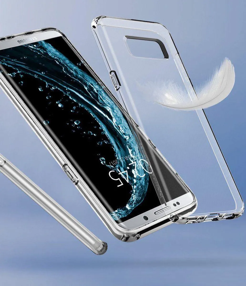 Spigen Liquid Crystal Samsung Galaxy S8+ Hoesje - Transparant - 571CS21664 - afbeelding 5 van 6