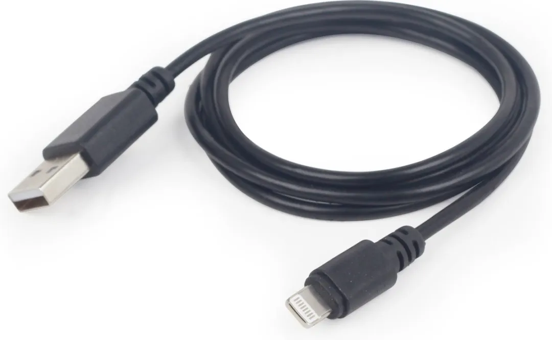 Gembird CablExpert CC-USB2-AMLM-1M Oplaadkabel Lightning - Zwart