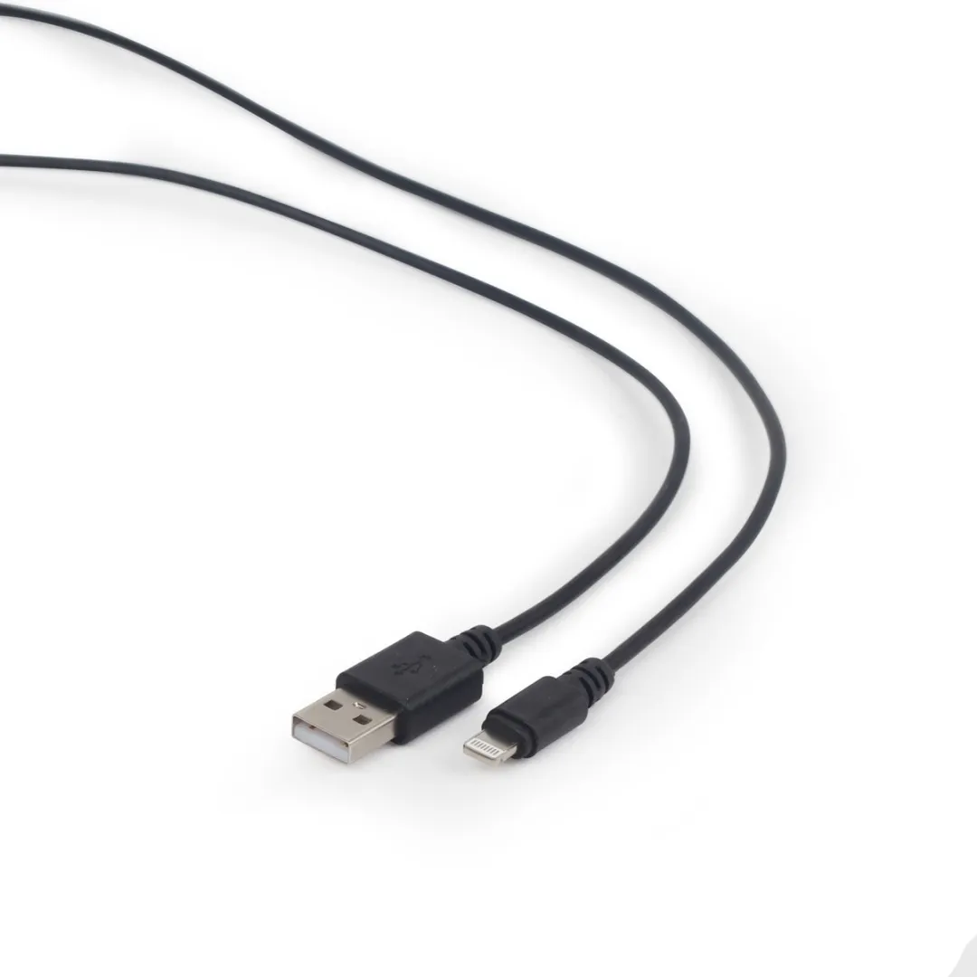 Gembird CablExpert CC-USB2-AMLM-1M Oplaadkabel Lightning - Zwart
