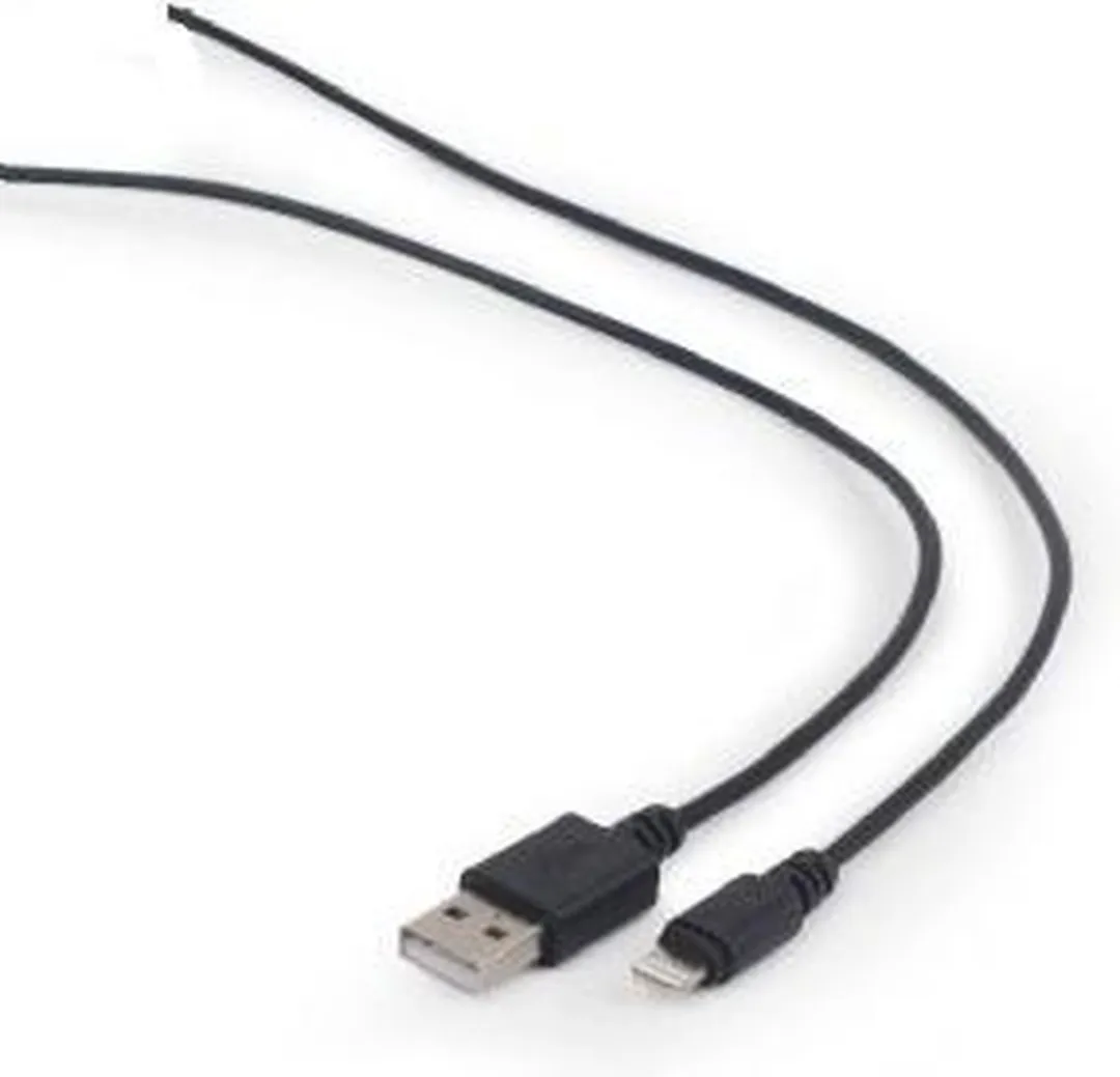 Gembird CablExpert CC-USB2-AMLM-1M Oplaadkabel Lightning - Zwart