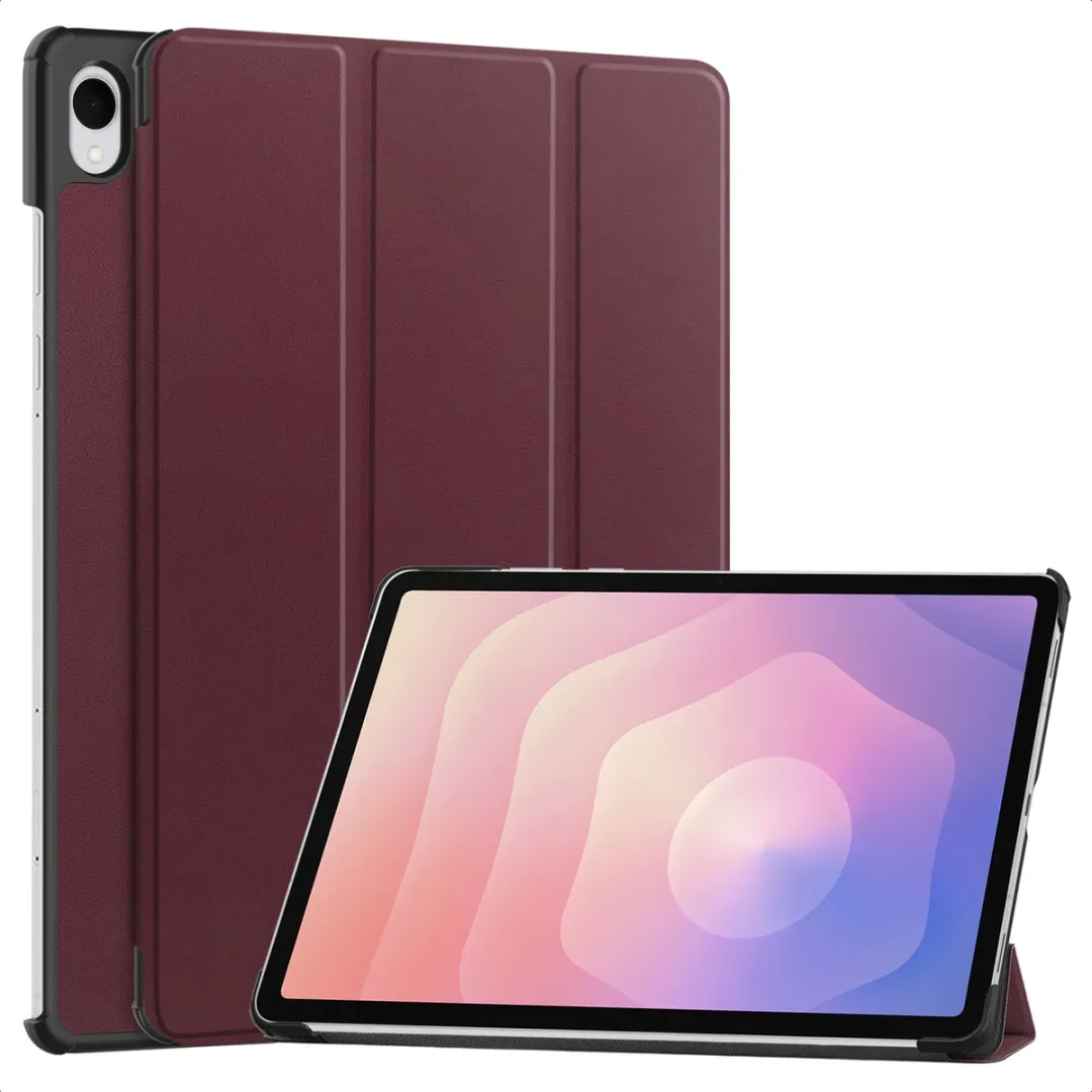 imoshiion Tablethoes Samsung Galaxy Tab S11 Trifold Bookcase Rood