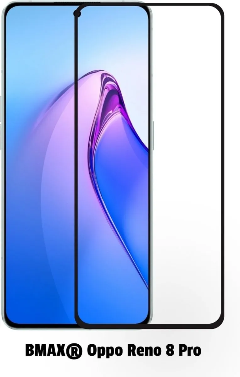 BMAX OPPO Reno 8 Pro Screenprotector - 2 Stuks - Zwart