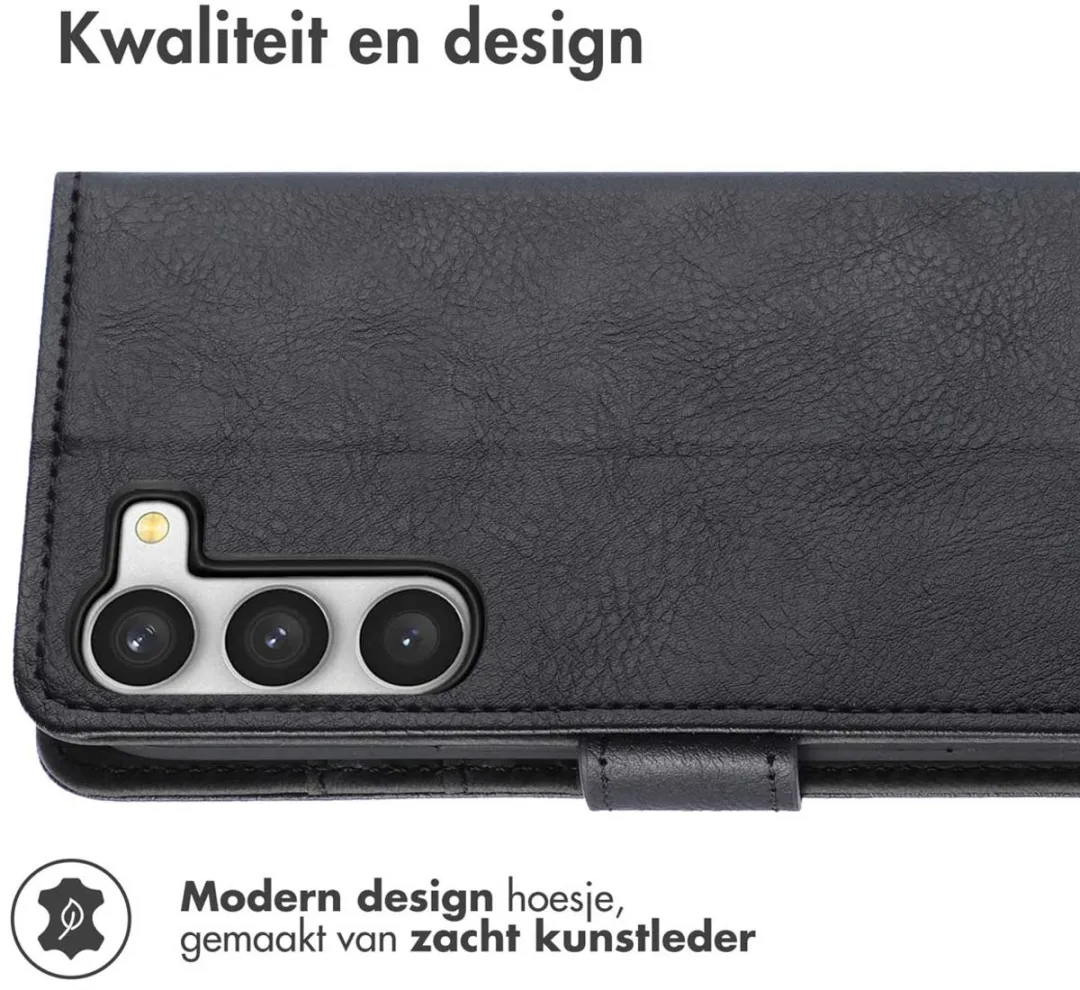 Imoshion Hoesje Samsung Galaxy S23 - 3 Pasjes - Zwart