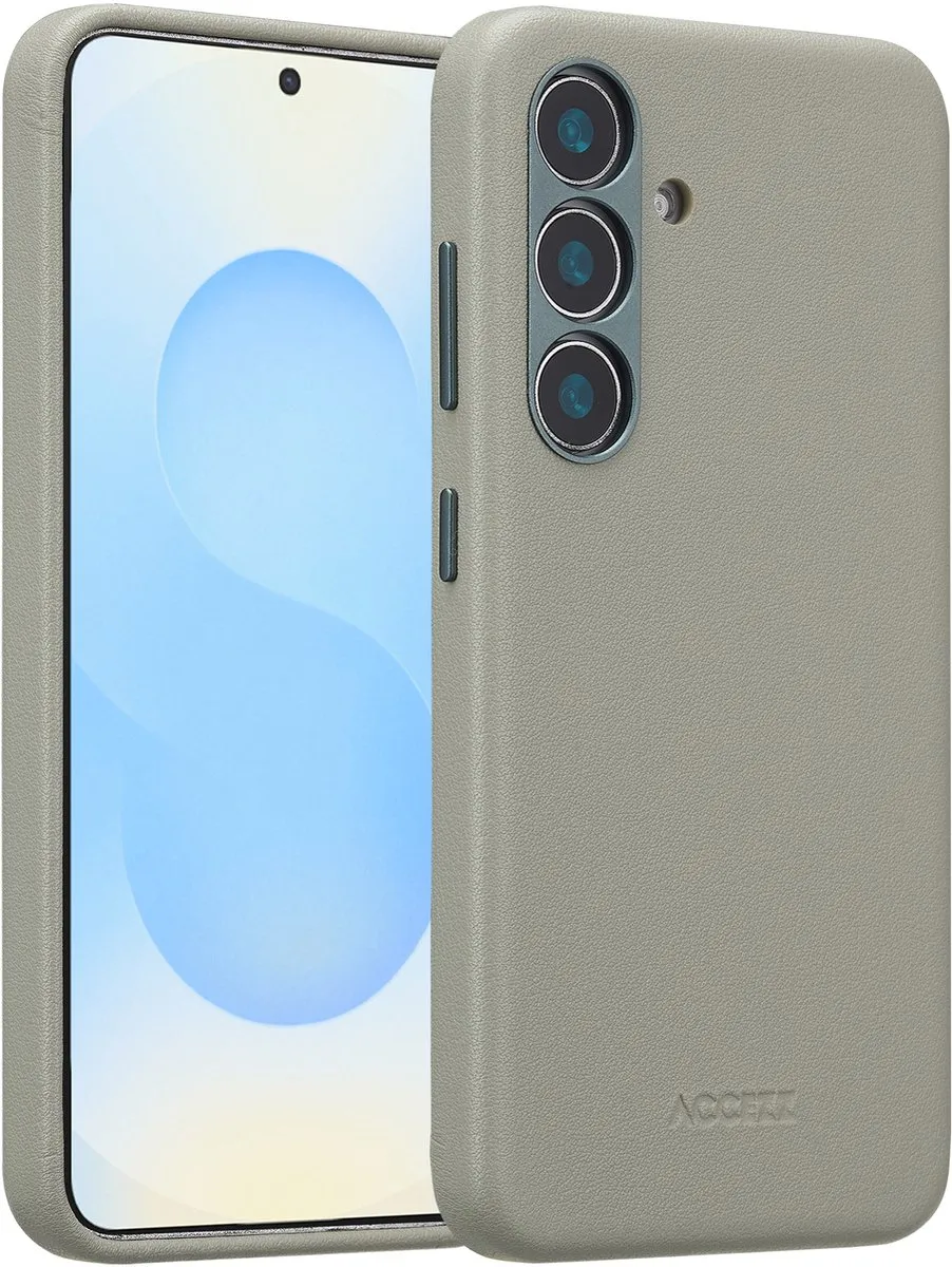 Accezz Hoesje Samsung Galaxy S25 Light Grey
