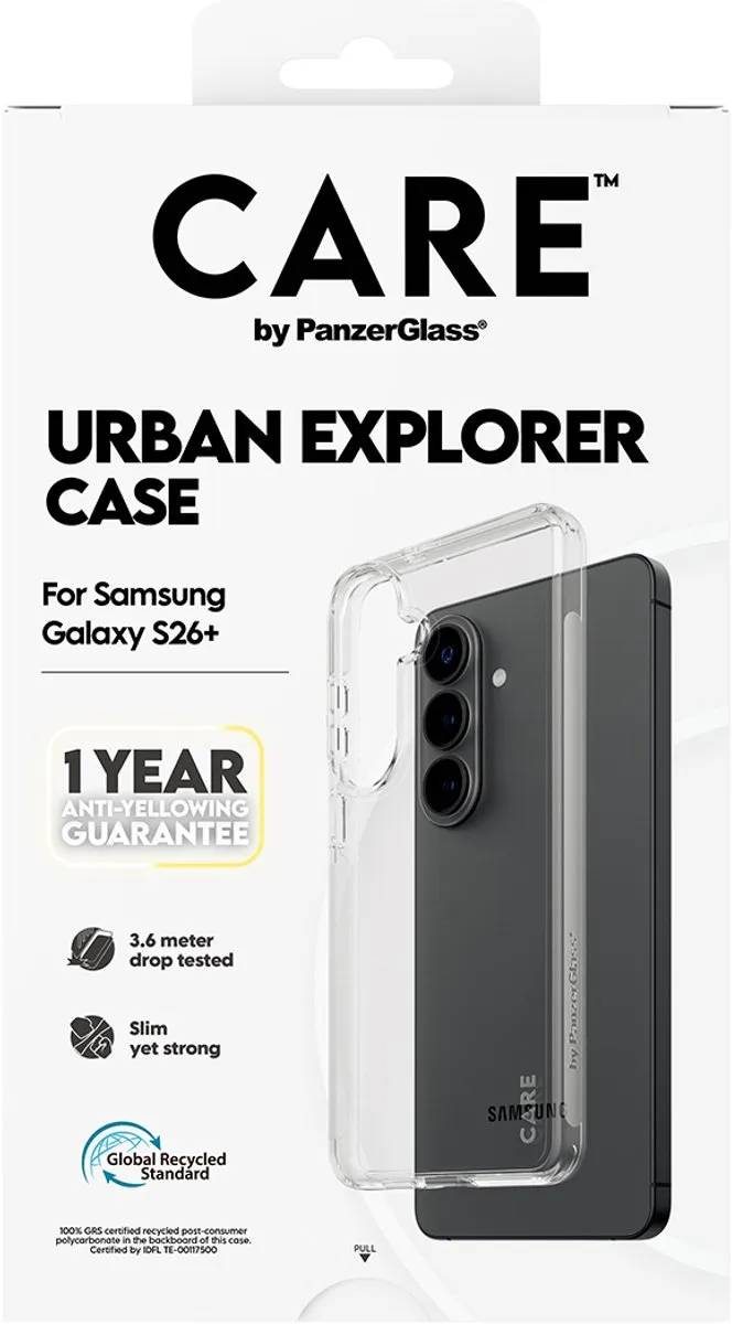 PanzerGlass CARE Urban Explorer Hoesje - Transparant - Samsung Galaxy S26+