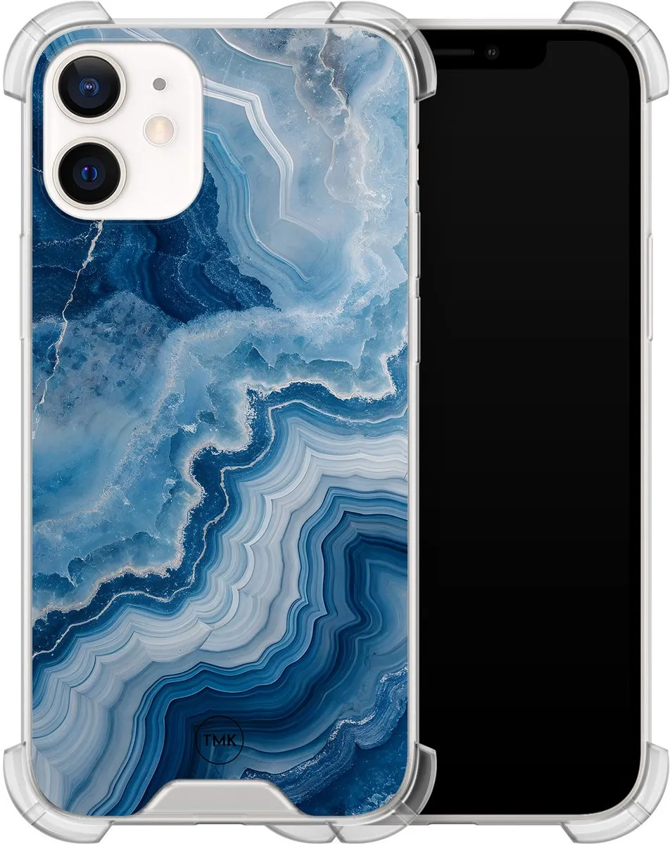 Casevibes iPhone 12 Mini Shockproof Hoesje A/i12m/S/023 - Blauw