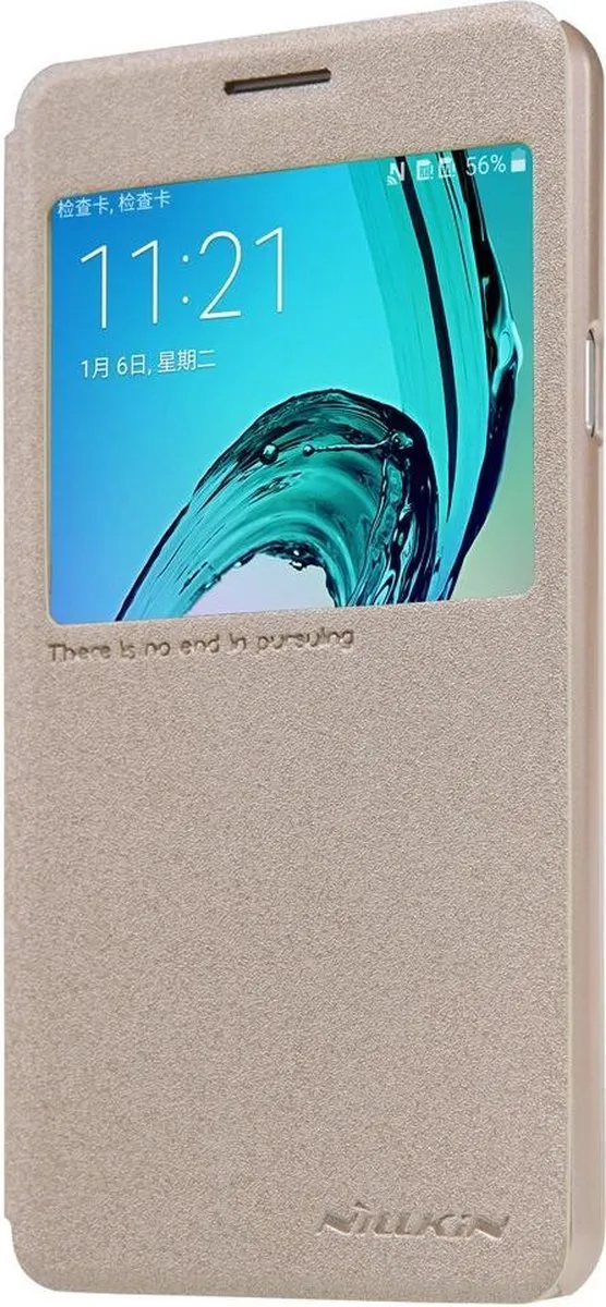 Nillkin Samsung Galaxy A3 (2016) Hoesje Sparkle Series Goud - 6902048113770 - afbeelding 3 van 6