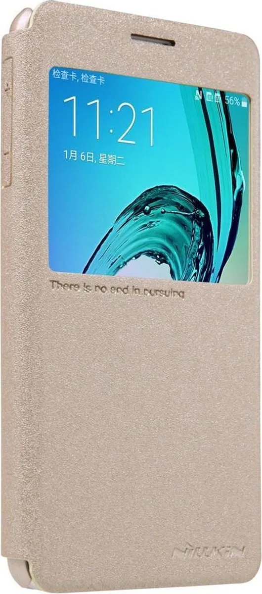 Nillkin Samsung Galaxy A3 (2016) Hoesje Sparkle Series Goud - 6902048113770 - afbeelding 5 van 6