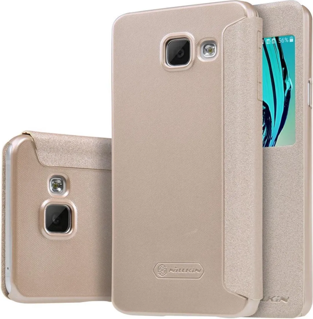 Nillkin Samsung Galaxy A3 (2016) Hoesje Sparkle Series Goud - 6902048113770 - afbeelding 6 van 6
