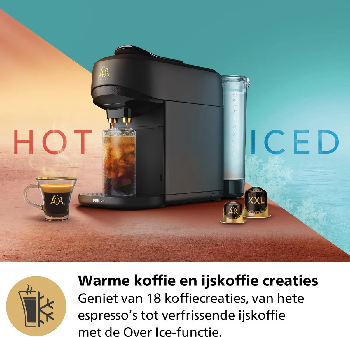 Philips LM9512/20 L’OR Barista Absolu Koffiecupmachine - Grijs