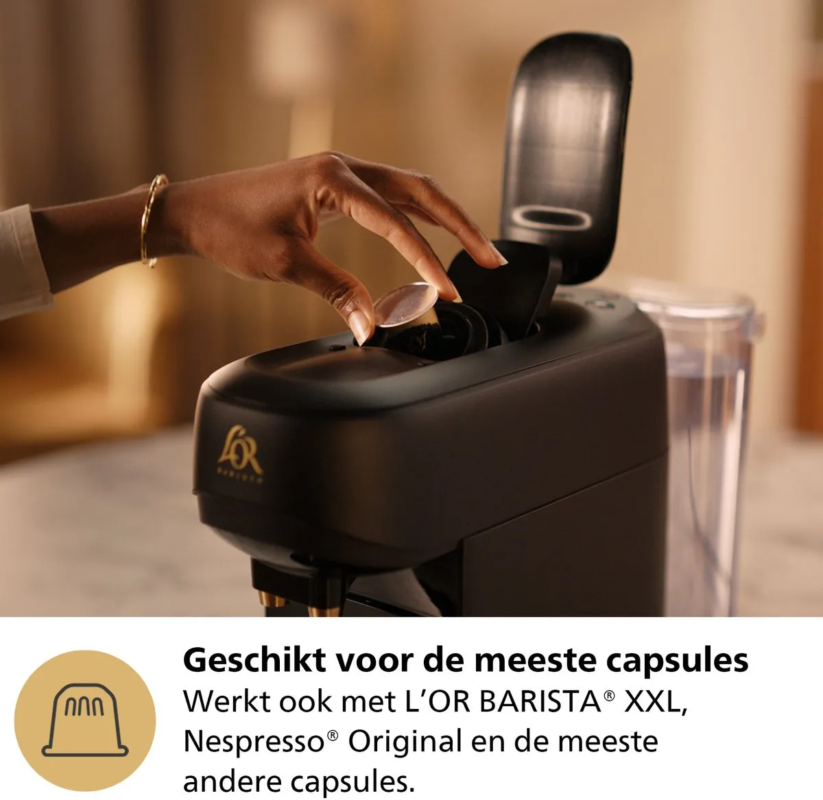 Philips LM9512/20 L’OR Barista Absolu Koffiecupmachine - Grijs