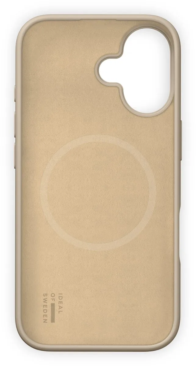 iDeal of Sweden iPhone 16 Silicone Hoes - Beige - MagSafe