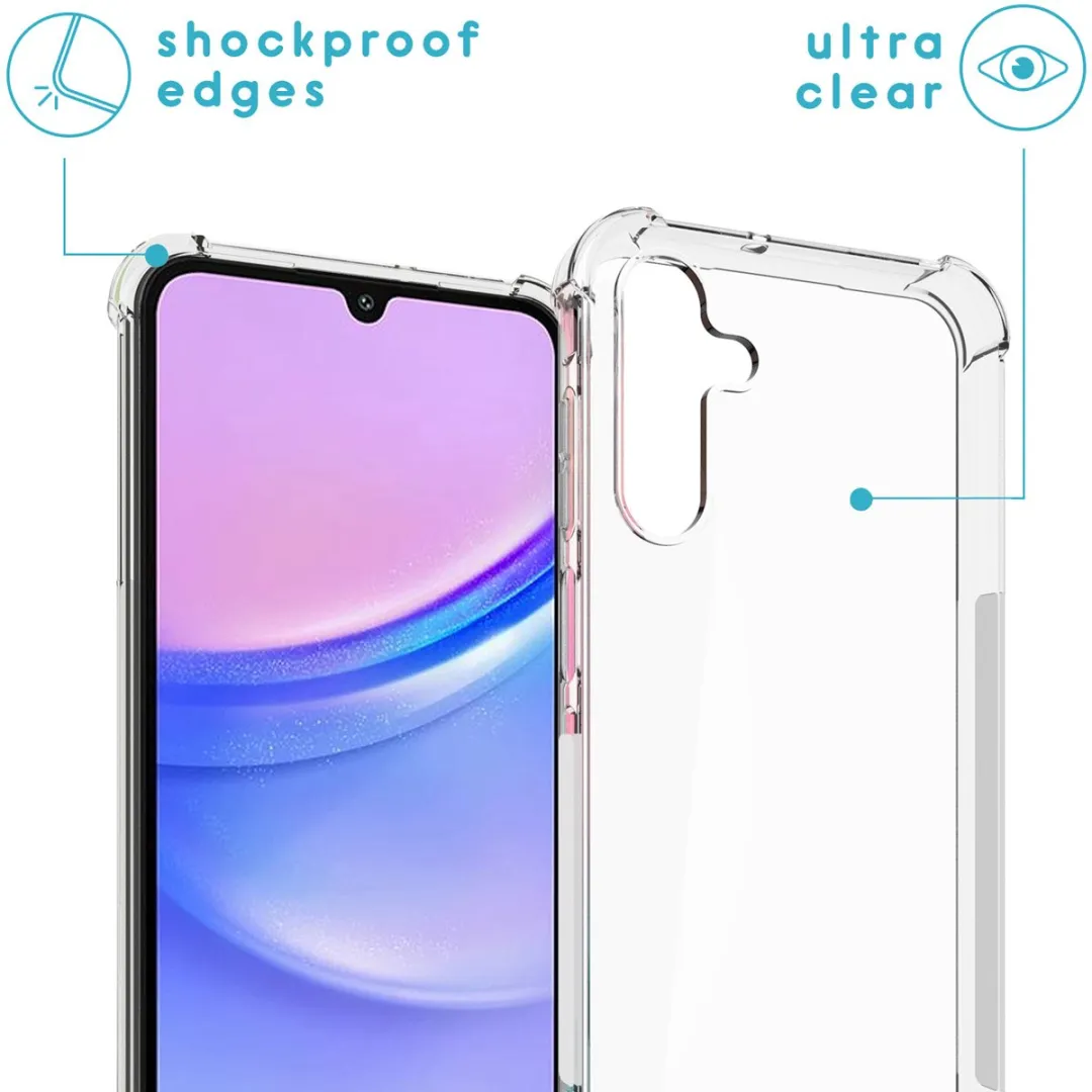Imoshion Hoesje Samsung Galaxy A15 Rosé Goud - Backcover met koord