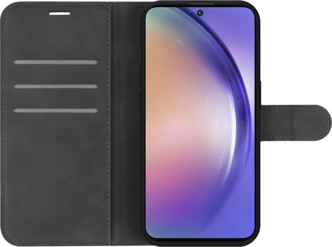 Just in Case Cazy Hoesje Samsung Galaxy A55 - 4 Pasjes - Zwart