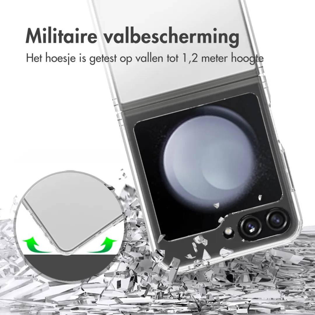 Accezz Xtreme Impact Backcover 2.0 Hoesje - Samsung Galaxy Z Flip 6 - Transparant