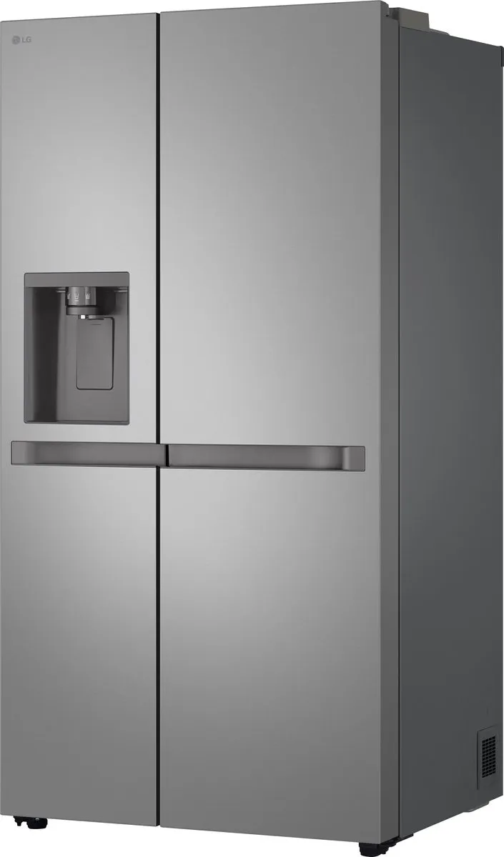 LG GSLC41PYPE Amerikaanse koelkast 641L met water- en ijsdispenser zonder leidingwerk, SpacePlus icemaker, LinearCooling voor stabiele versheid, ruime 641L inhoud voor gezinnen en stille, energiezuinige koeling, Energieklasse E