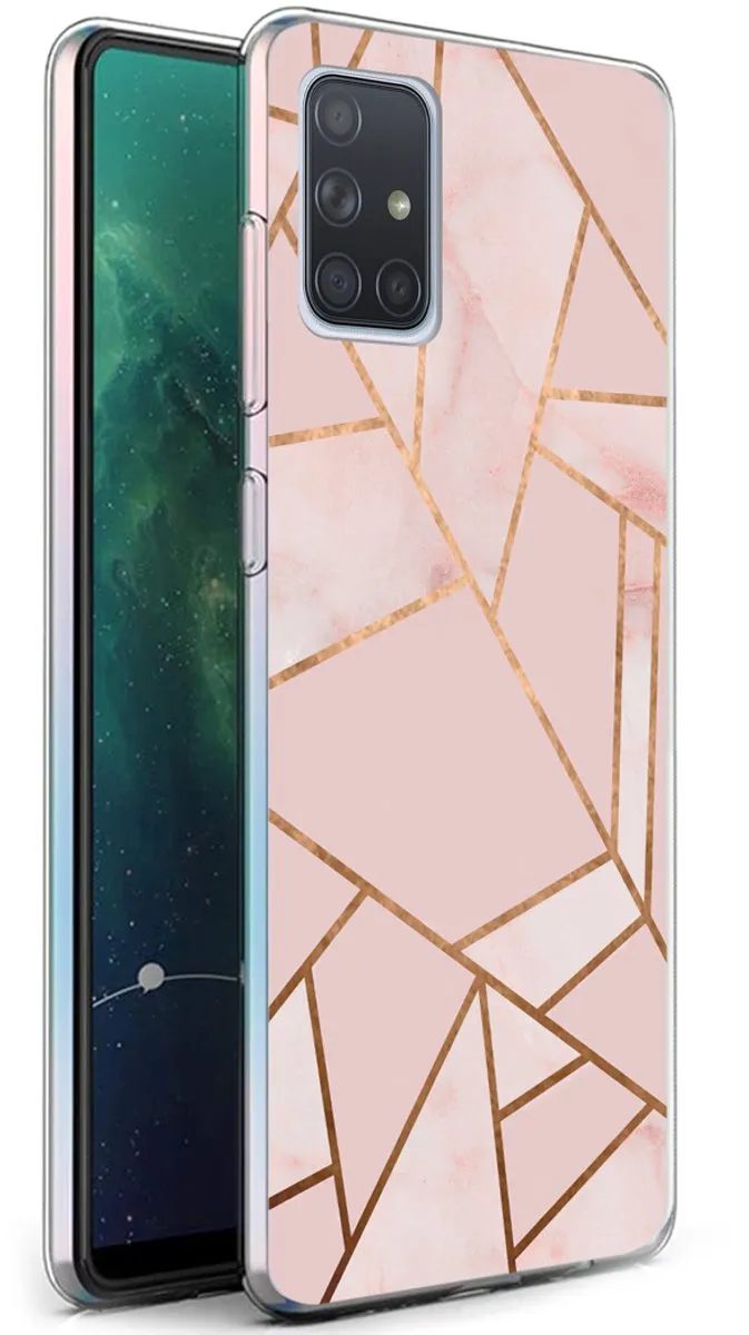 Imoshion Hoesje Samsung Galaxy A71 Pink Graphic