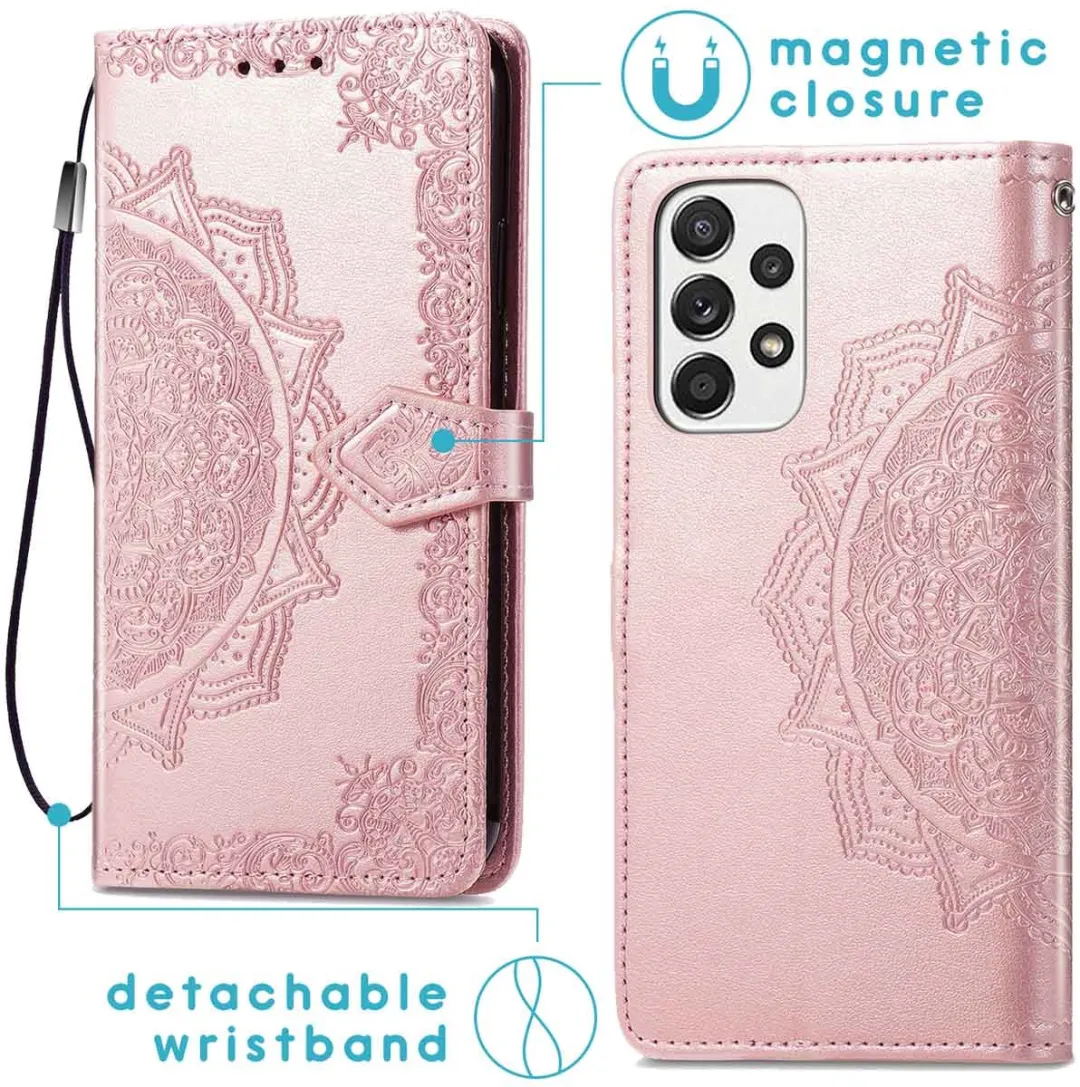 Imoshion Hoesje Samsung Galaxy A53 - Rosé Goud - 3 Pasjes