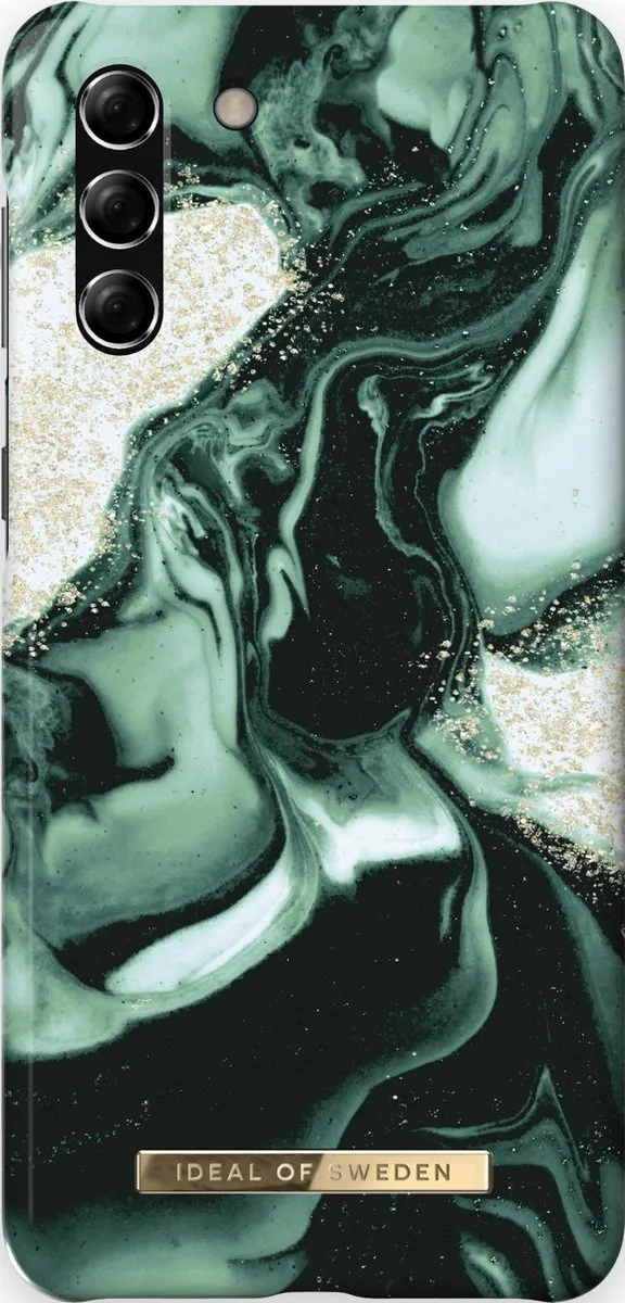 iDeal of Sweden Fashion Case Samsung Galaxy S21+ Golden Olive Marble