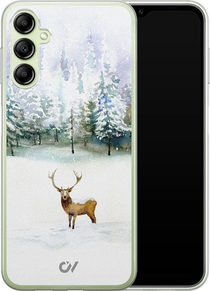 Casevibes Samsung Galaxy A14 5G Hoesje - Wit Rendier