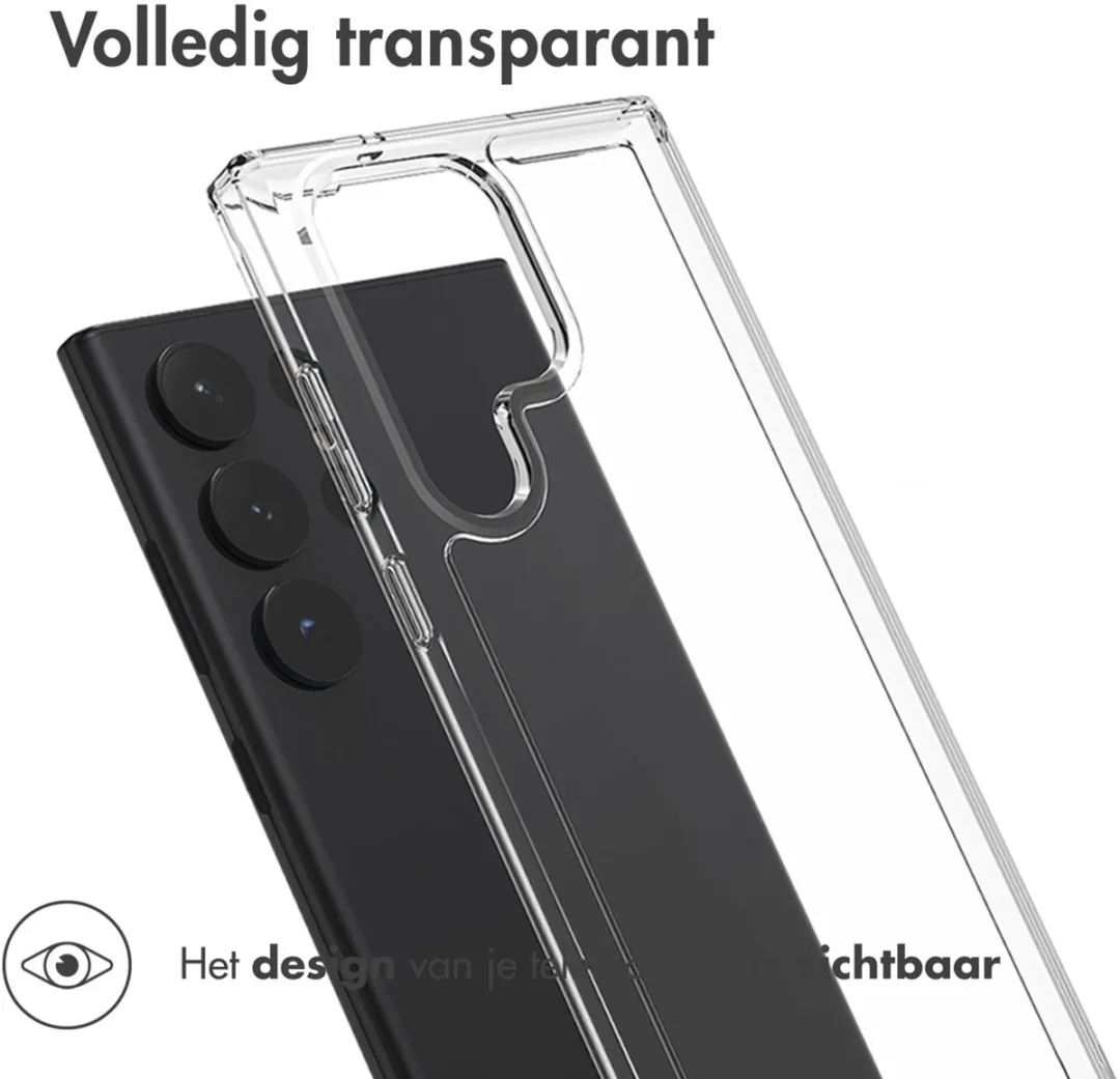 Accezz Xtreme Impact Backcover 2.0 Hoesje - Samsung Galaxy S23 Ultra - Transparant