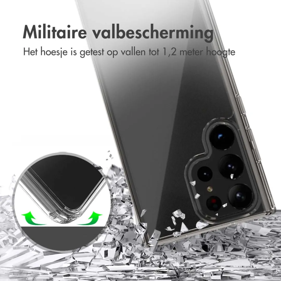 Accezz Xtreme Impact Backcover 2.0 Hoesje - Samsung Galaxy S23 Ultra - Transparant