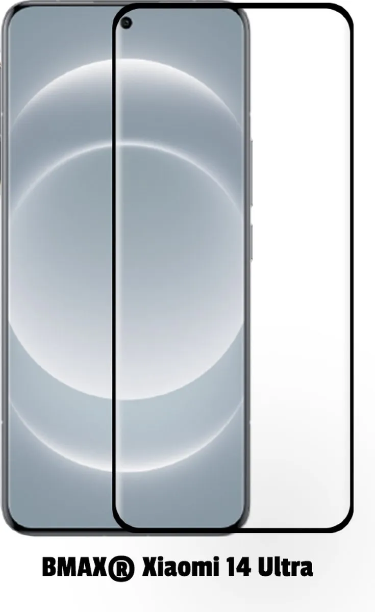 BMAX Screenprotector Xiaomi 14 Ultra - 2 Stuks - Zwart