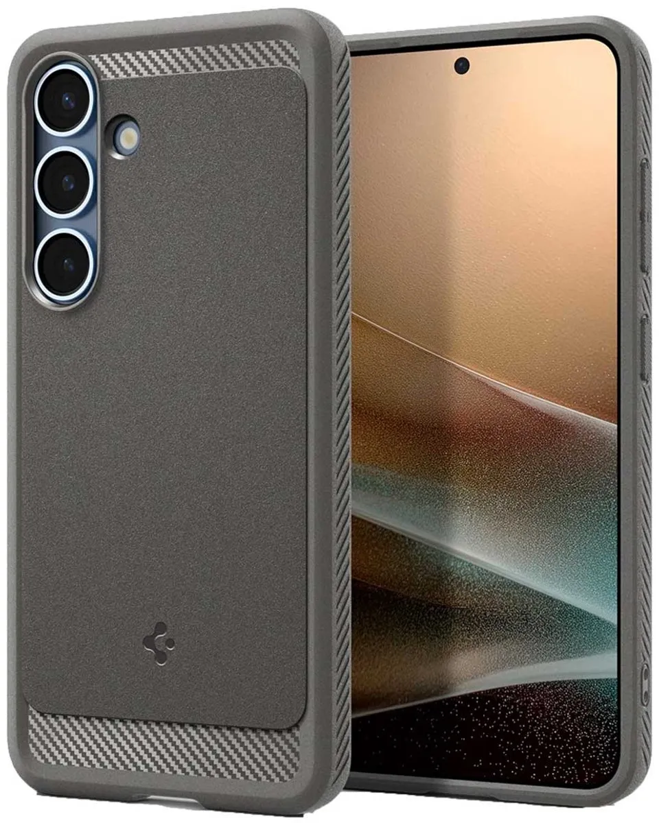 Spigen Rugged Armor ACS08999 Backcover - MagSafe - Samsung Galaxy S25 - Grijs