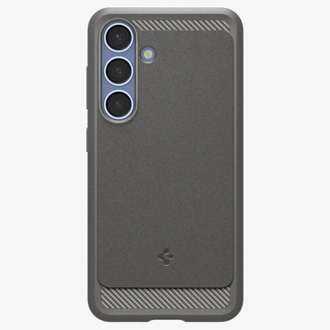 Spigen Rugged Armor ACS08999 Backcover - MagSafe - Samsung Galaxy S25 - Grijs