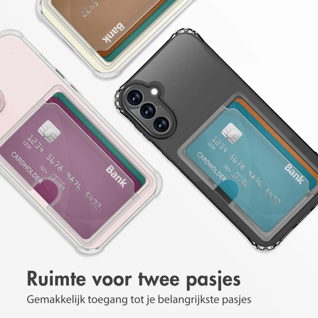 Imoshion Hoesje Samsung Galaxy S23 FE - 2 Pasjes - Transparant