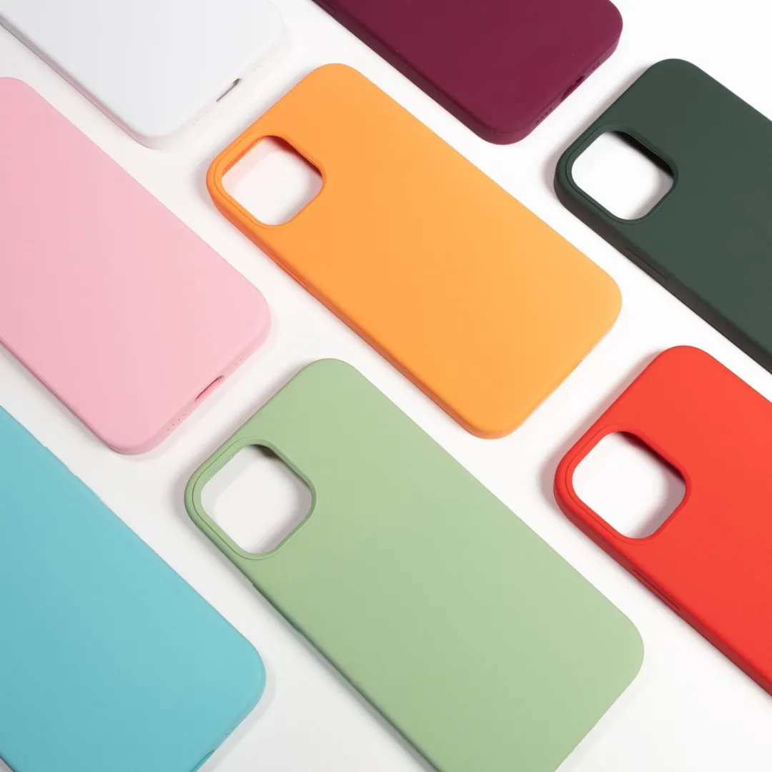 BMAX Siliconen Hoesje iPhone 12 Mini - Oranje - BMAX8827172