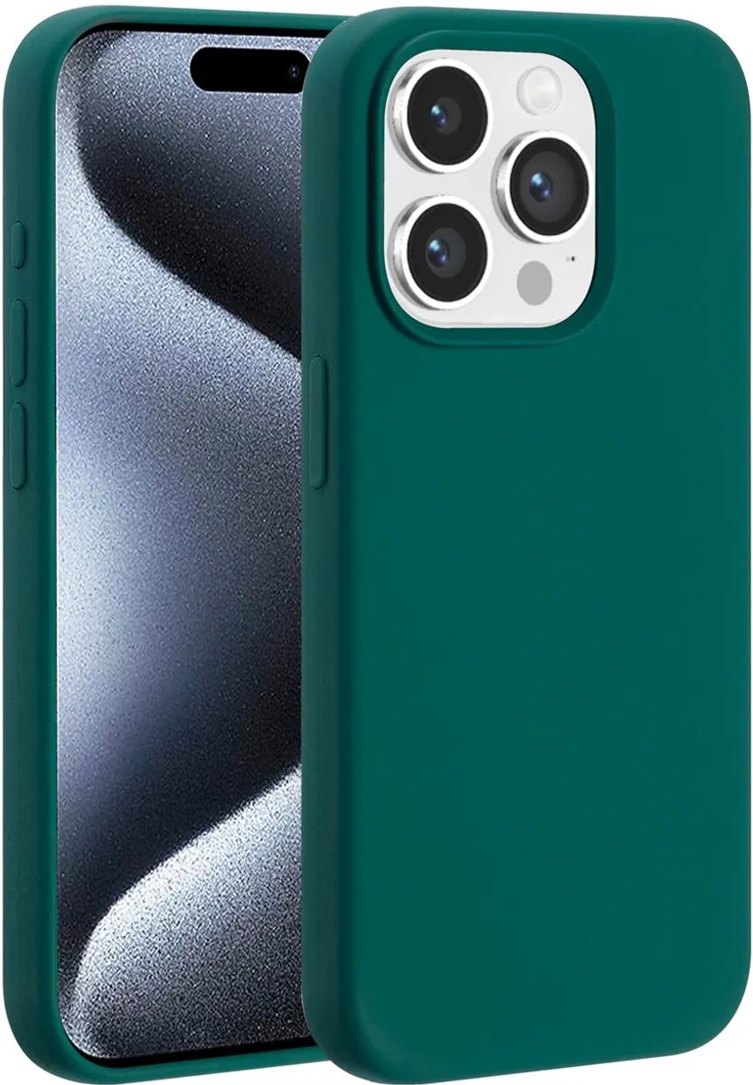 Accezz Hoesje iPhone 15 Pro MagSafe - Smaragdgroen