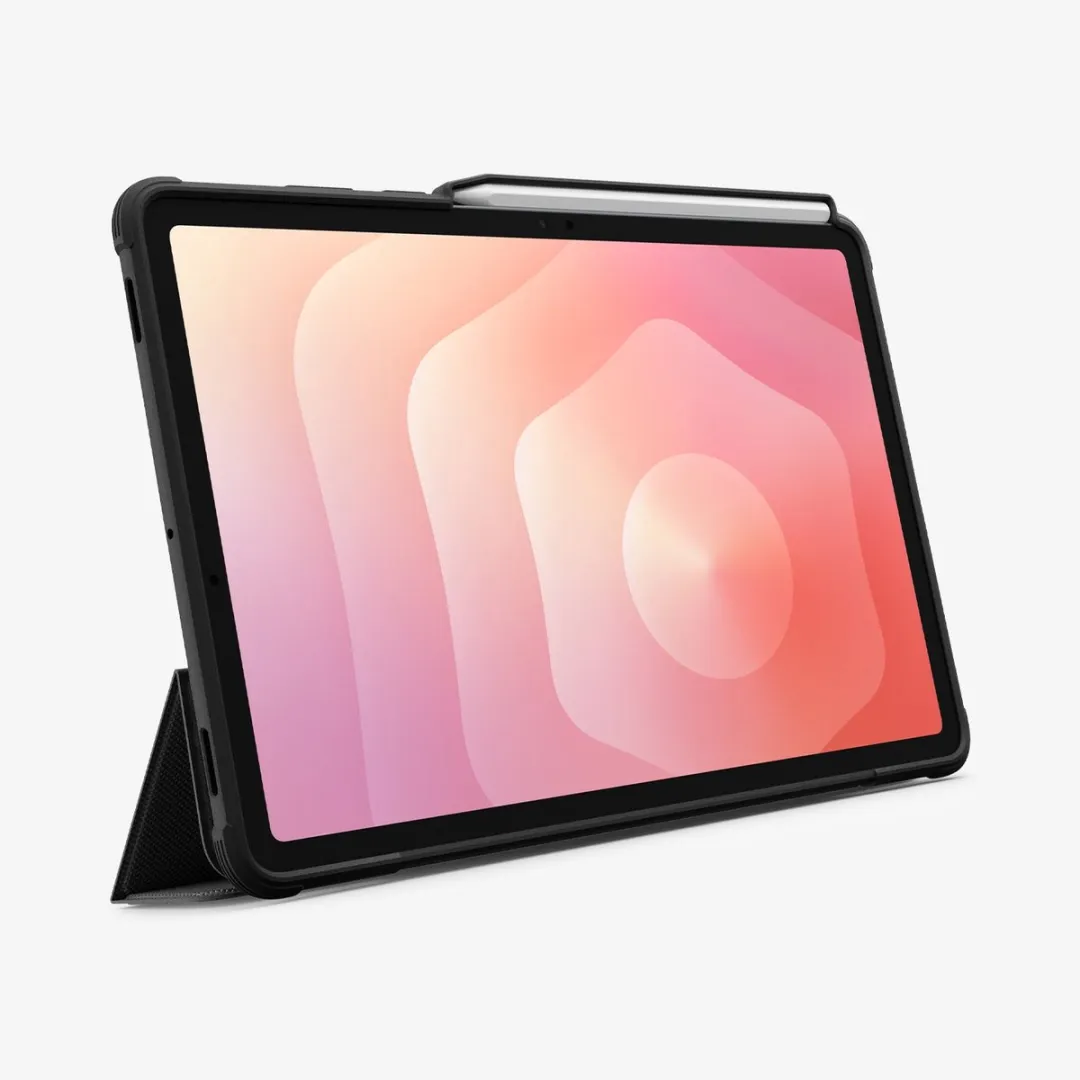 Spigen Rugged Armor Pro ACS10149 Tablethoes - Samsung Galaxy Tab S11 - Zwart