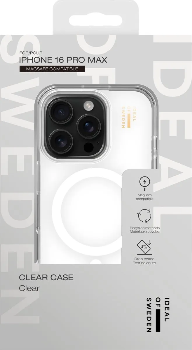iDeal of Sweden Clear Case iPhone 16 Pro Max - MagSafe - IDCLCMS-I2467P-471