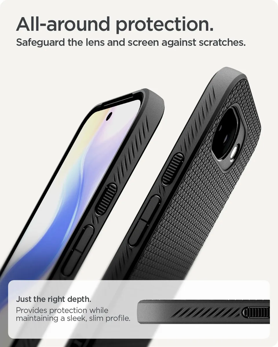 Spigen Hoesje ACS11285 Google Pixel 10a - Liquid Air - Zwart