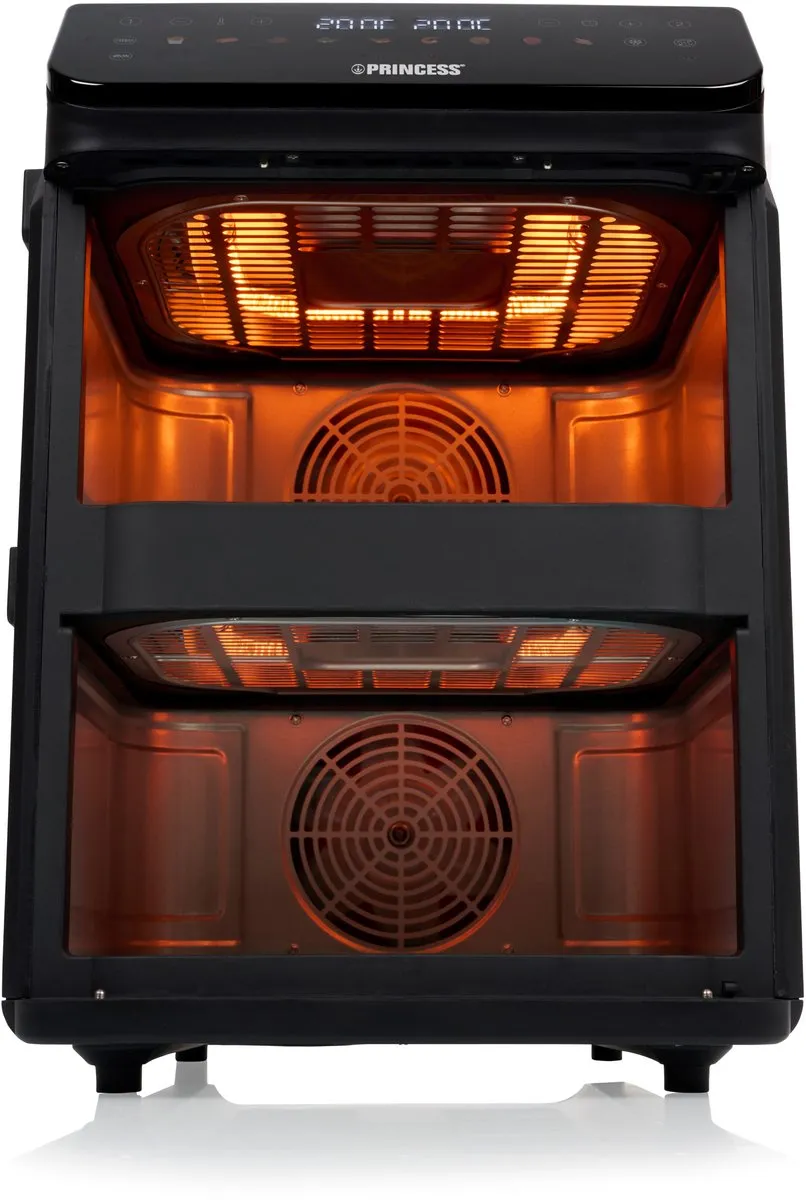 Princess Stack Airfryer 11,2L 3000W - 2 Lades - 11 Programma's - Zwart - afbeelding 6 van 6