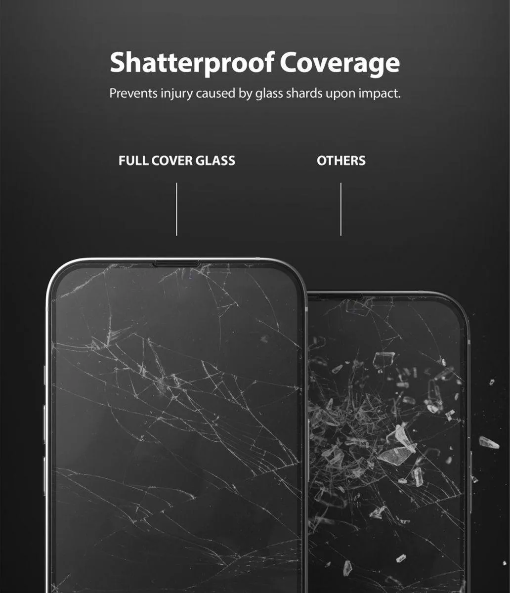 Ringke ID Apple iPhone 13 Pro Max Schermbeschermer - Tempered Glass - afbeelding 6 van 6