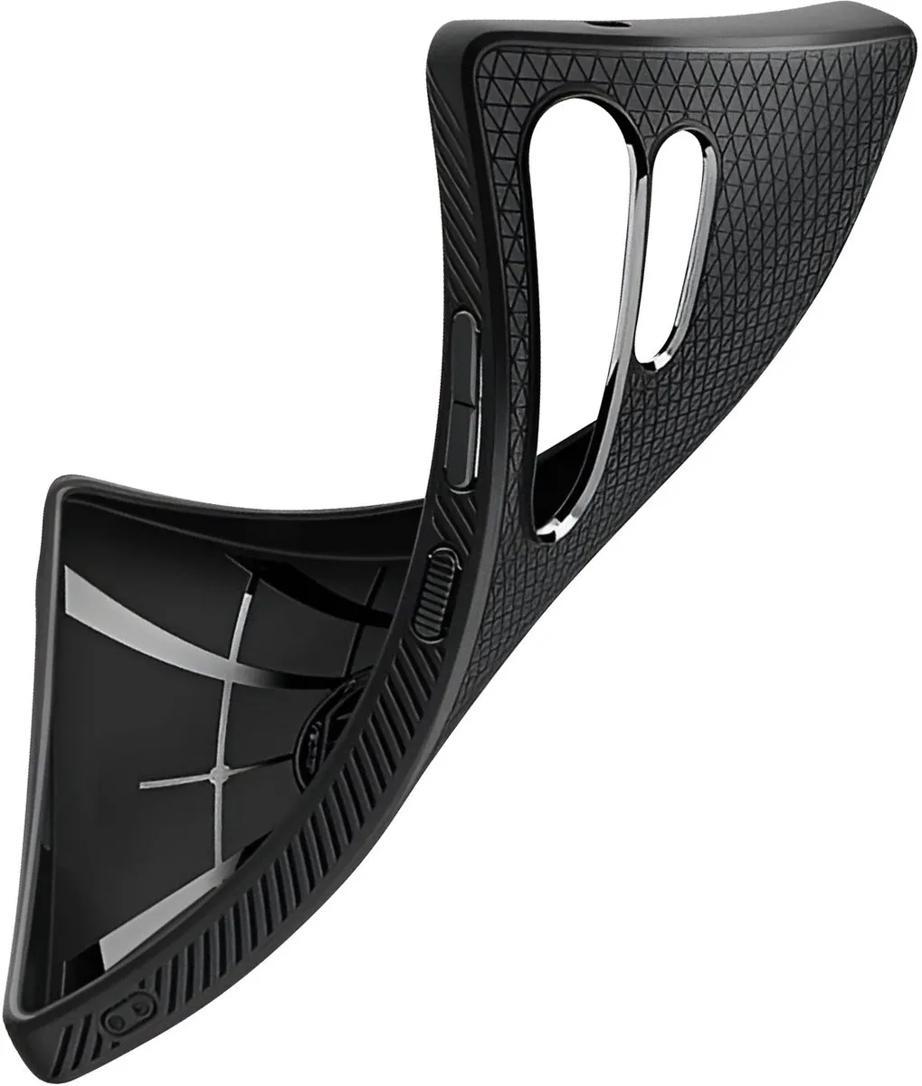 Spigen Liquid Air 13252 Hoesje - Samsung Galaxy S25 Ultra - Matte Zwart