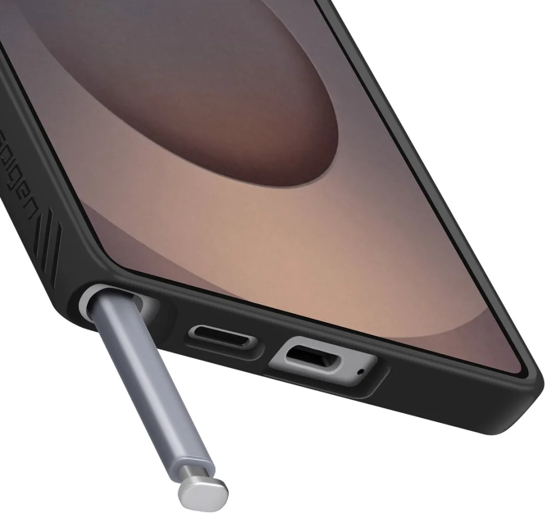 Spigen Liquid Air 13252 Hoesje - Samsung Galaxy S25 Ultra - Matte Zwart - afbeelding 6 van 6