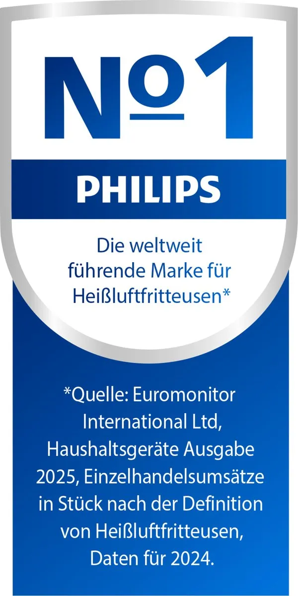 Philips Versuni 2000 Heteluchtfriteuse 6.2L 1700W - Zwart