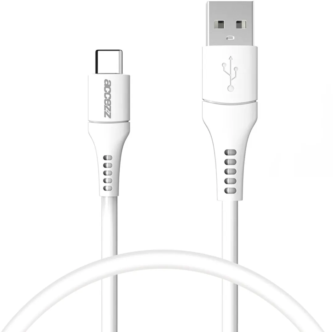 Accezz USB C naar USB A Kabel SH00058475 - 0,2m - Wit