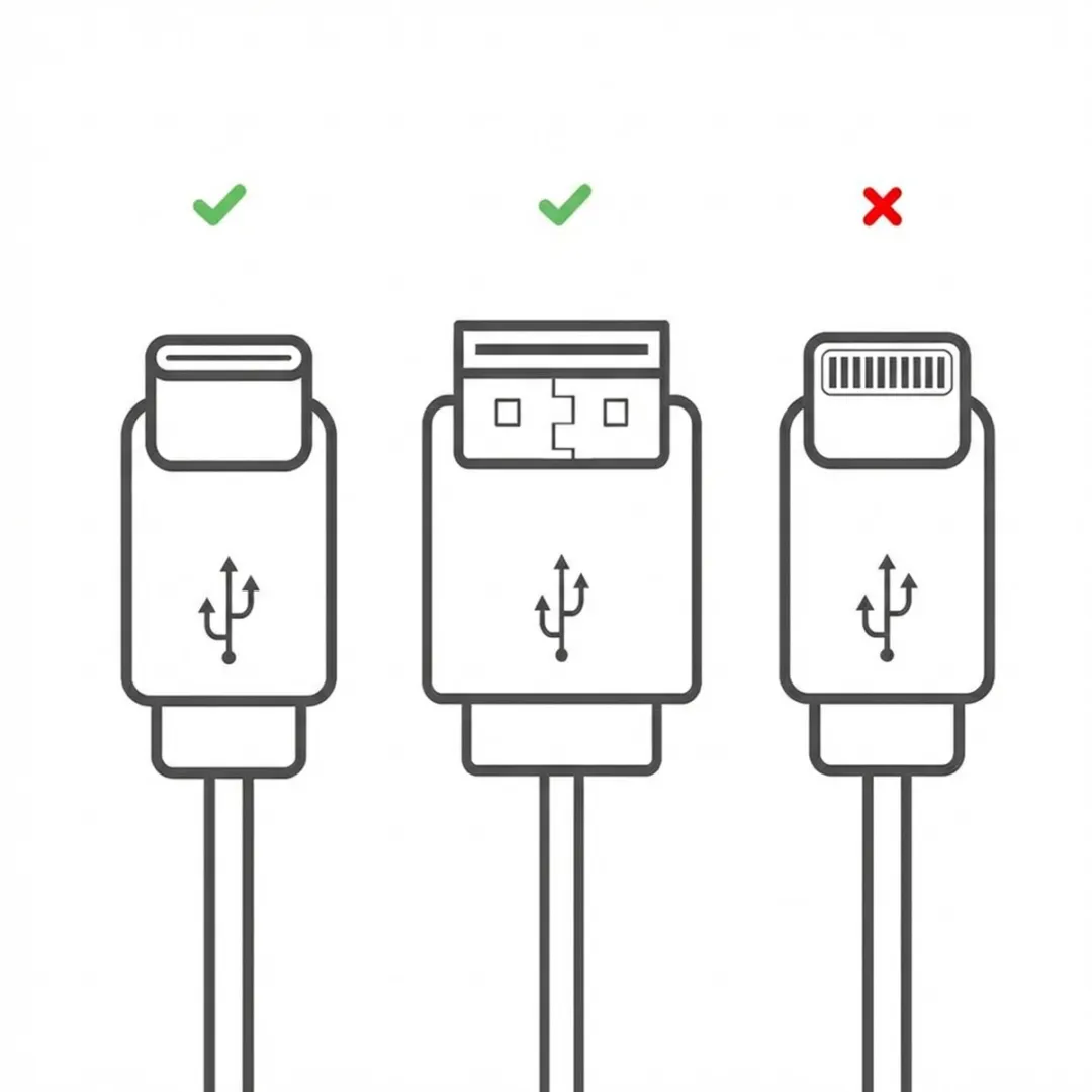 imoshion SH00052794 USB-C naar USB-A Kabel 2m - Zwart