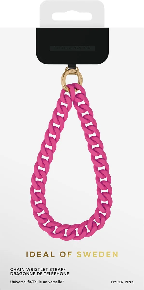 iDeal of Sweden Wristlet Strap Hyper Pink - Phone Cord - afbeelding 6 van 6