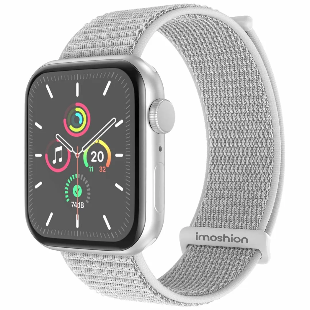 Imoshion Nylon Bandje Apple Watch 44/45/46/49mm - Grijs
