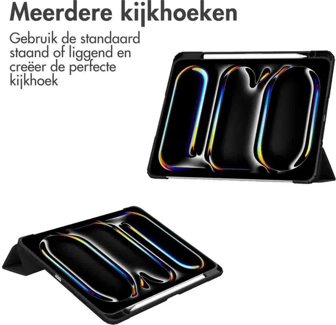 imoshion SH00074579 Tablethoes - Trifold Hardcase Bookcase - Zwart