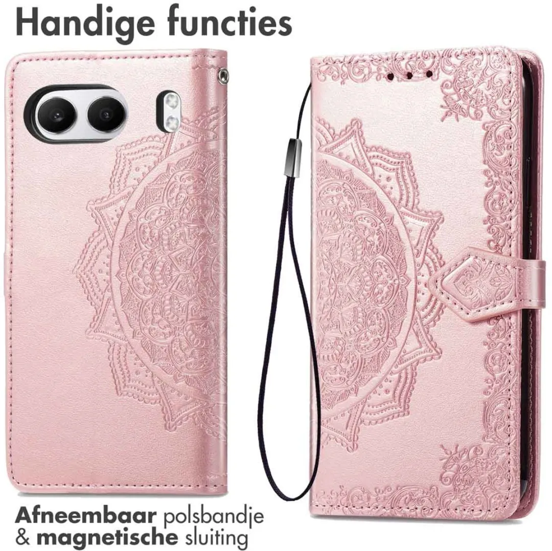 Imoshion Hoesje OnePlus Nord 4 - Rosé Goud - 3 Pasjes